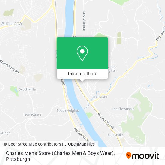 Mapa de Charles Men's Store (Charles Men & Boys Wear)
