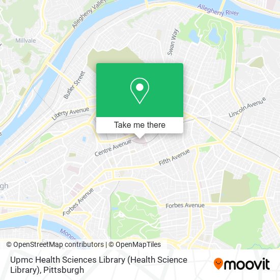 Upmc Health Sciences Library (Health Science Library) map