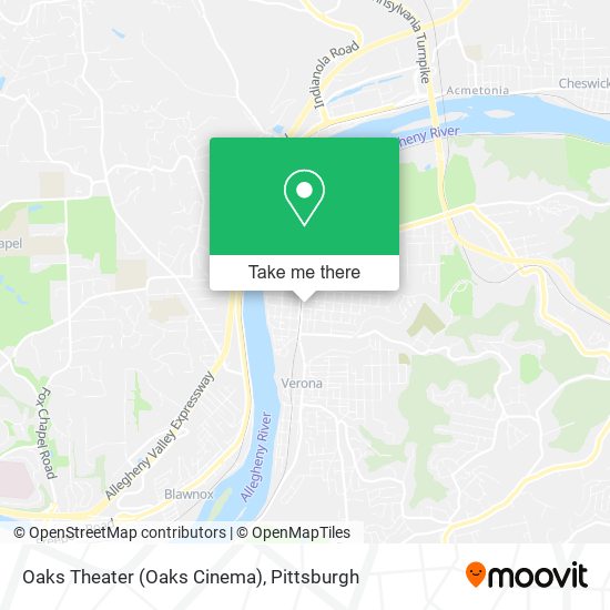 Oaks Theater (Oaks Cinema) map