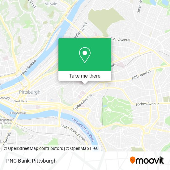 PNC Bank map