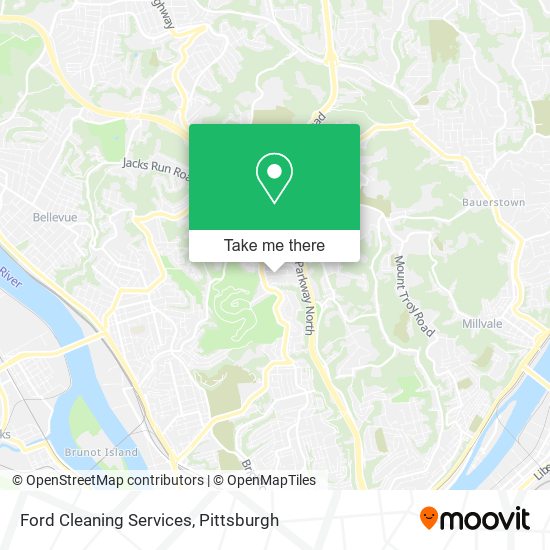 Ford Cleaning Services map