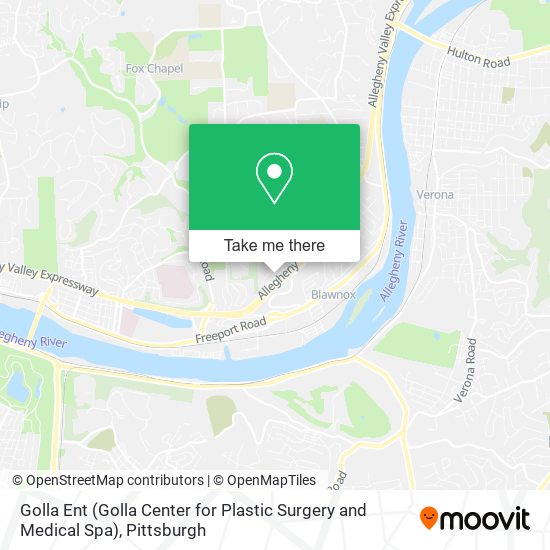 Mapa de Golla Ent (Golla Center for Plastic Surgery and Medical Spa)