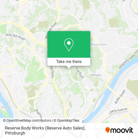 Mapa de Reserve Body Works (Reserve Auto Sales)
