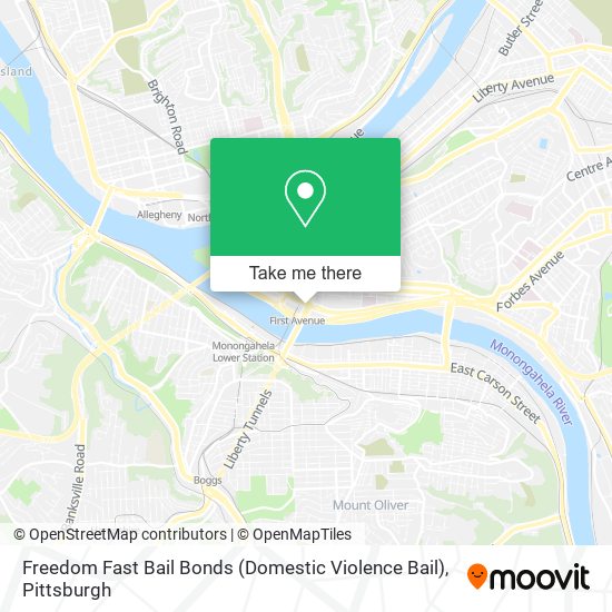 Mapa de Freedom Fast Bail Bonds (Domestic Violence Bail)
