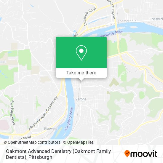 Oakmont Advanced Dentistry (Oakmont Family Dentists) map