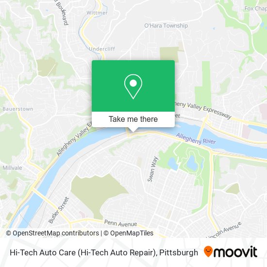 Hi-Tech Auto Care map