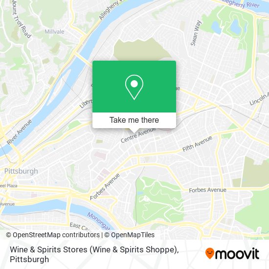 Wine & Spirits Stores (Wine & Spirits Shoppe) map