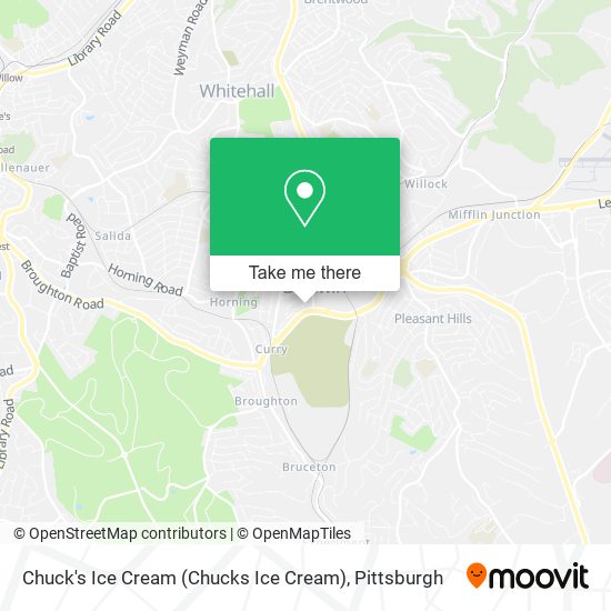 Chuck's Ice Cream (Chucks Ice Cream) map