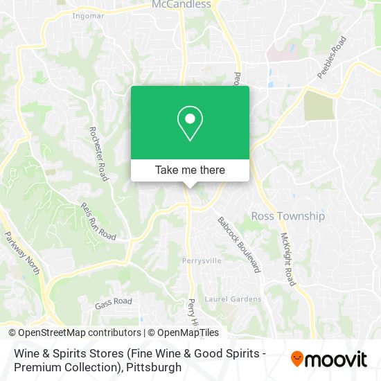 Mapa de Wine & Spirits Stores (Fine Wine & Good Spirits - Premium Collection)