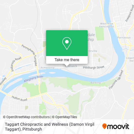 Mapa de Taggart Chiropractic and Wellness (Damon Virgil Taggart)