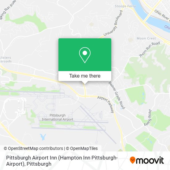 Pittsburgh Airport Inn map