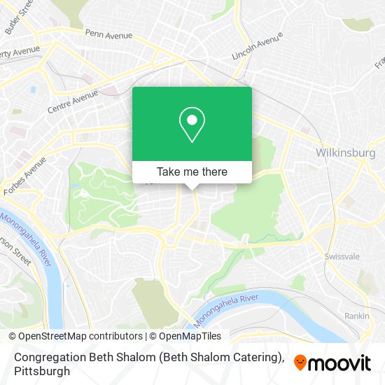 Mapa de Congregation Beth Shalom (Beth Shalom Catering)