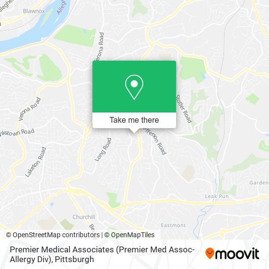 Premier Medical Associates (Premier Med Assoc-Allergy Div) map