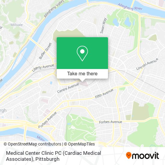 Mapa de Medical Center Clinic PC (Cardiac Medical Associates)