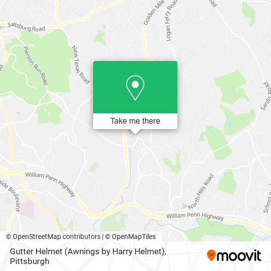 Gutter Helmet (Awnings by Harry Helmet) map