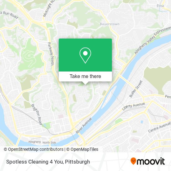 Spotless Cleaning 4 You map