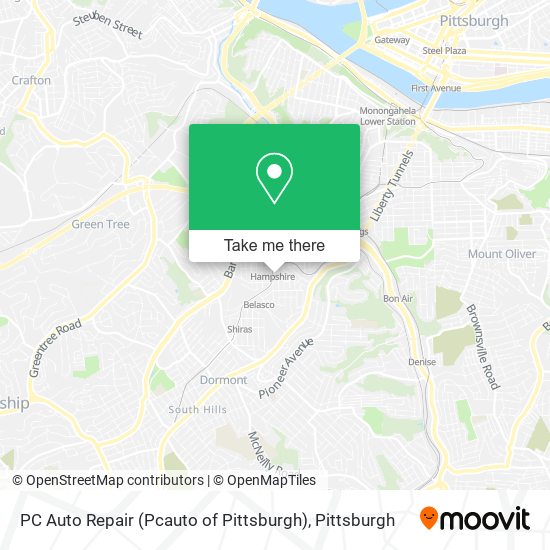 PC Auto Repair (Pcauto of Pittsburgh) map