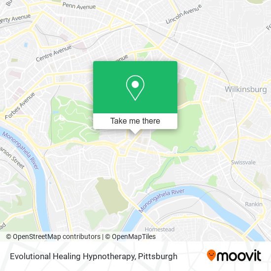Evolutional Healing Hypnotherapy map