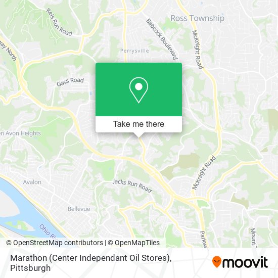 Marathon (Center Independant Oil Stores) map