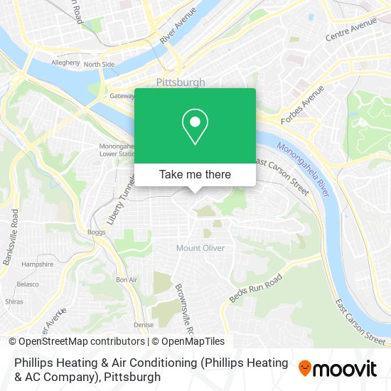 Phillips Heating & Air Conditioning (Phillips Heating & AC Company) map