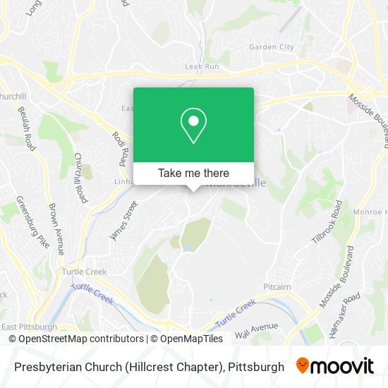 Mapa de Presbyterian Church (Hillcrest Chapter)