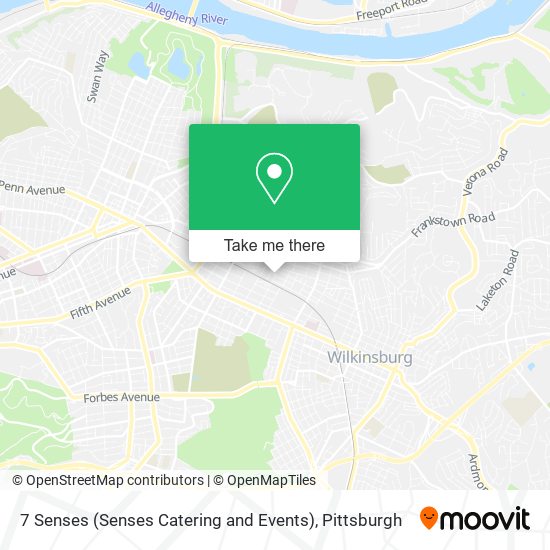 7 Senses (Senses Catering and Events) map