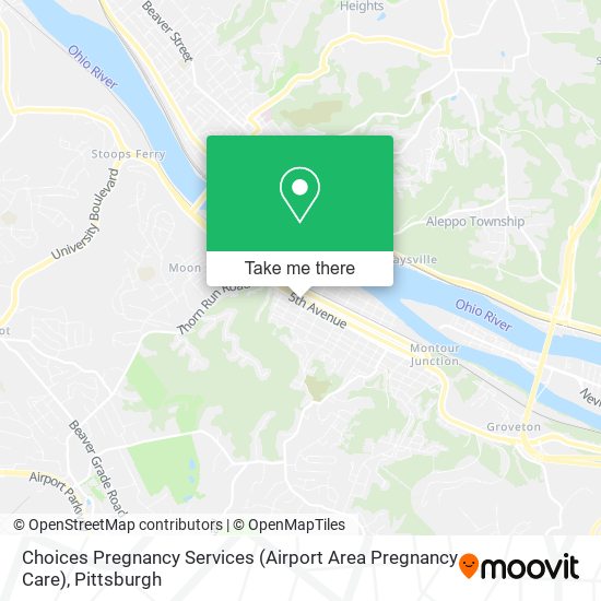Mapa de Choices Pregnancy Services (Airport Area Pregnancy Care)