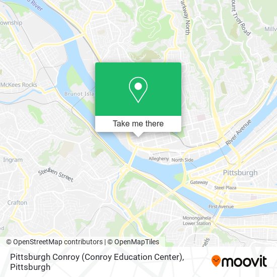 Pittsburgh Conroy (Conroy Education Center) map