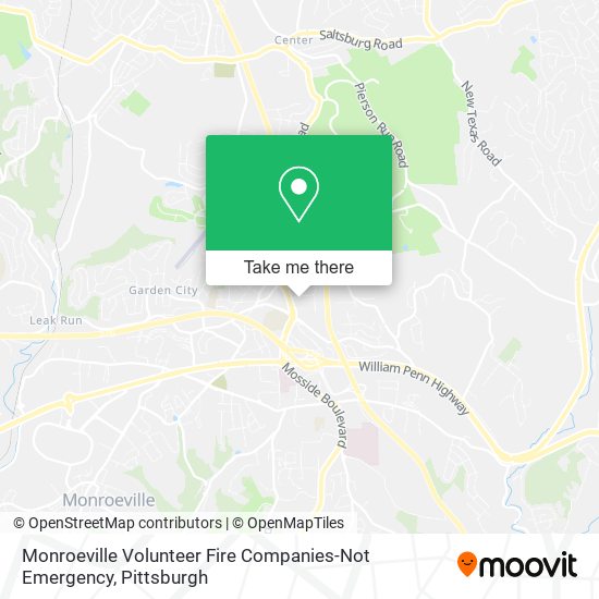 Monroeville Volunteer Fire Companies-Not Emergency map