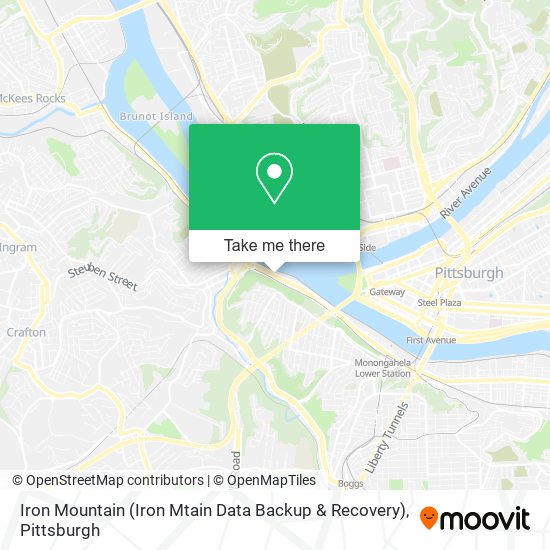 Iron Mountain (Iron Mtain Data Backup & Recovery) map