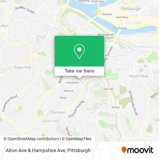 Mapa de Alton Ave & Hampshire Ave