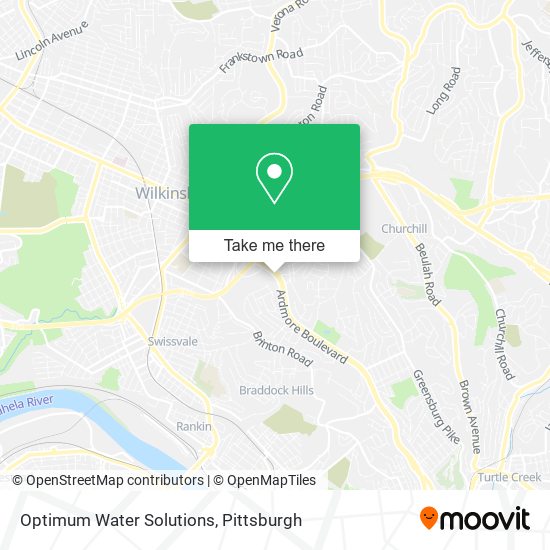 Optimum Water Solutions map