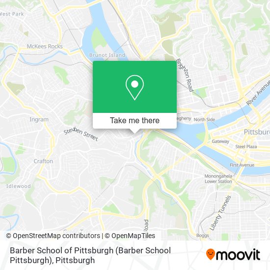 Mapa de Barber School of Pittsburgh