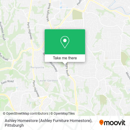 Mapa de Ashley Homestore (Ashley Furniture Homestore)