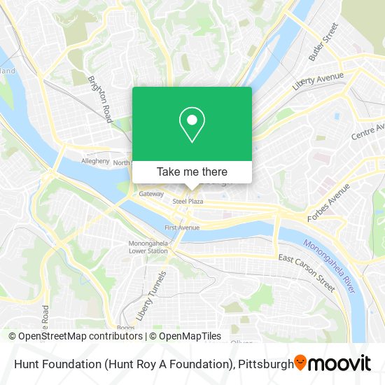 Hunt Foundation (Hunt Roy A Foundation) map