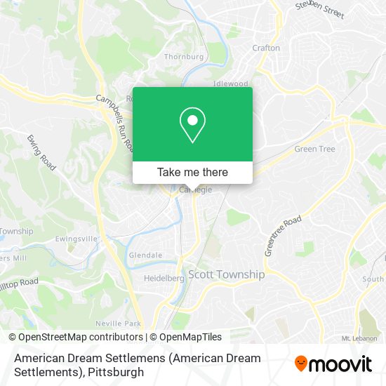 Mapa de American Dream Settlemens (American Dream Settlements)
