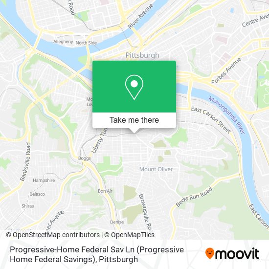 Progressive-Home Federal Sav Ln (Progressive Home Federal Savings) map