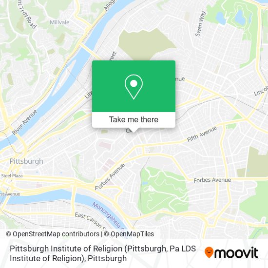 Pittsburgh Institute of Religion (Pittsburgh, Pa LDS Institute of Religion) map