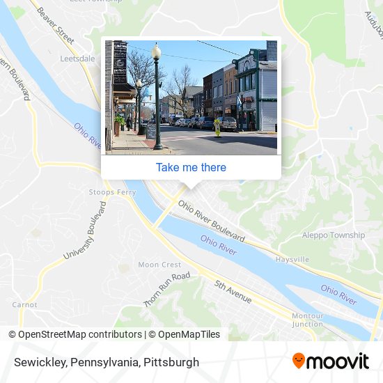Sewickley, Pennsylvania map