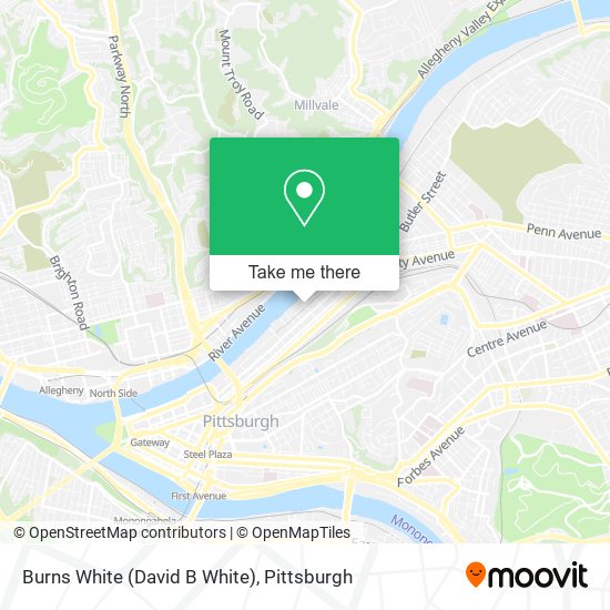 Burns White (David B White) map
