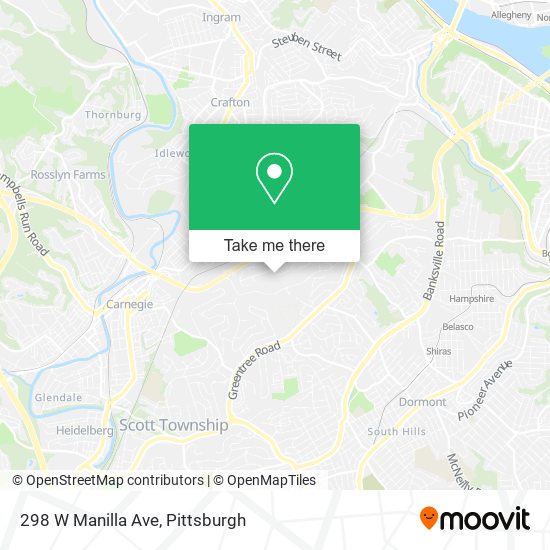 298 W Manilla Ave map