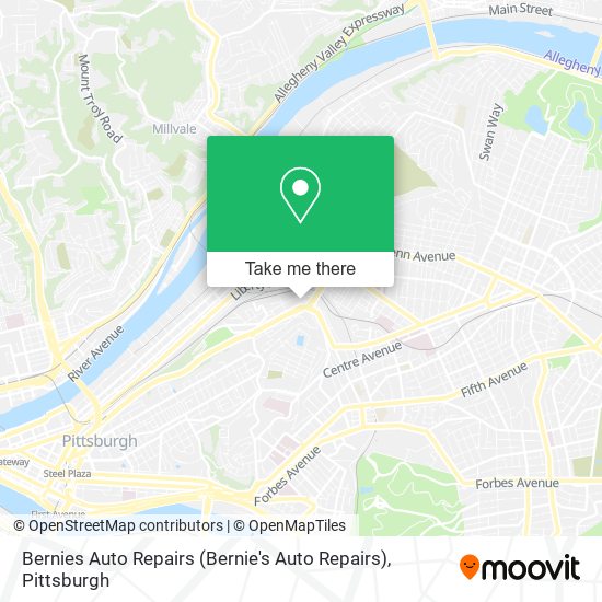 Bernies Auto Repairs (Bernie's Auto Repairs) map