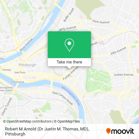 Robert M Arnold (Dr Justin M. Thomas, MD) map