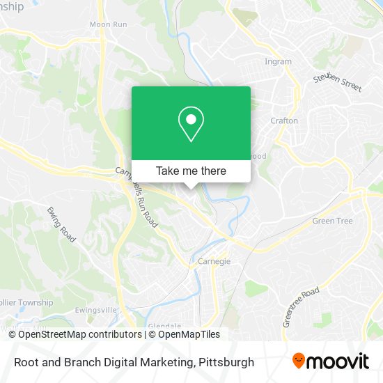 Root and Branch Digital Marketing map