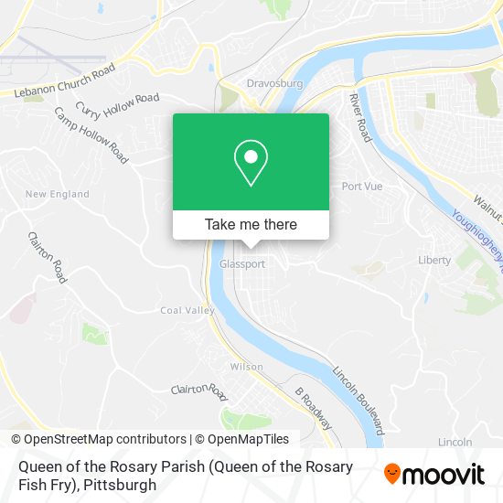 Mapa de Queen of the Rosary Parish (Queen of the Rosary Fish Fry)