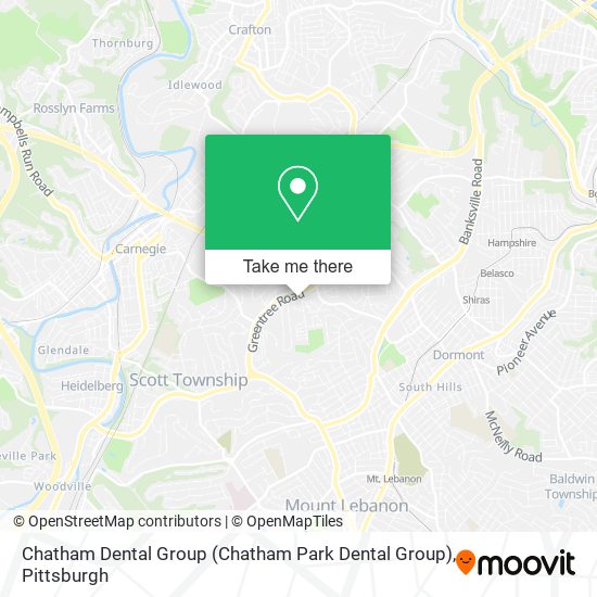 Chatham Dental Group map