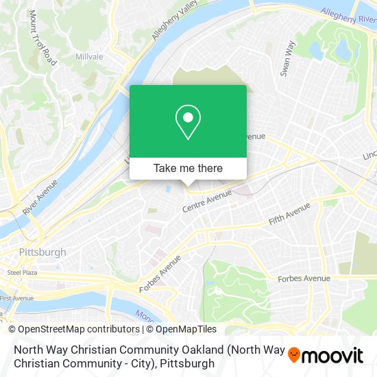 Mapa de North Way Christian Community Oakland