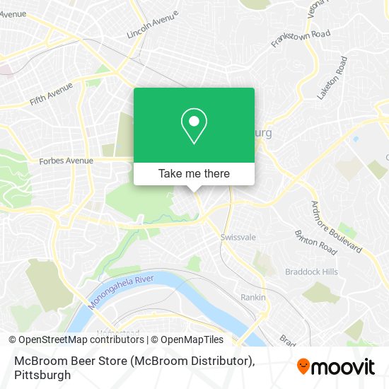Mapa de McBroom Beer Store (McBroom Distributor)