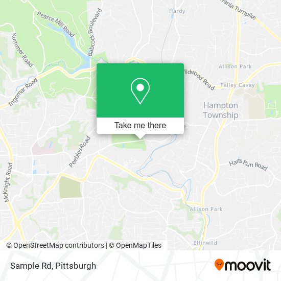 Mapa de Sample Rd