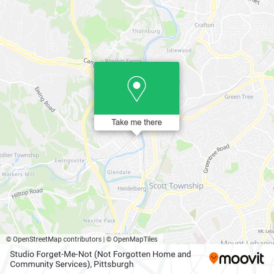 Studio Forget-Me-Not (Not Forgotten Home and Community Services) map